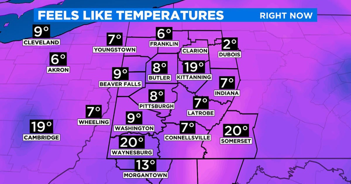 Pittsburgh Weather Cold Weekend Temperatures Will Continue CBS