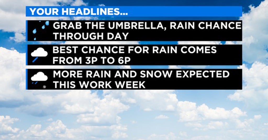 Pittsburgh Weather: Afternoon Rain Moving Into The Area - CBS Pittsburgh