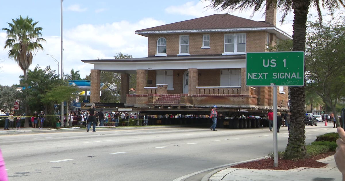 Historic McNab House In Pompano Beach Moved To New Location CBS Miami