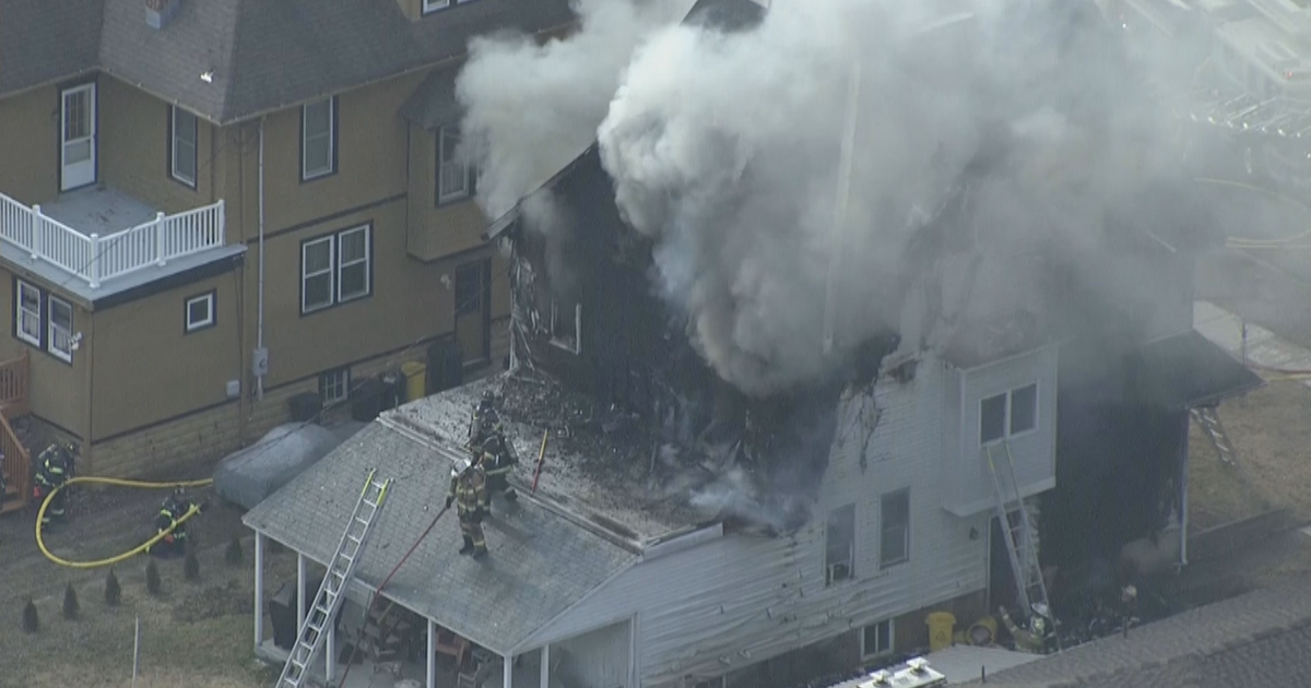 Audubon House Fire Sends Thick Smoke Into Air - CBS Philadelphia