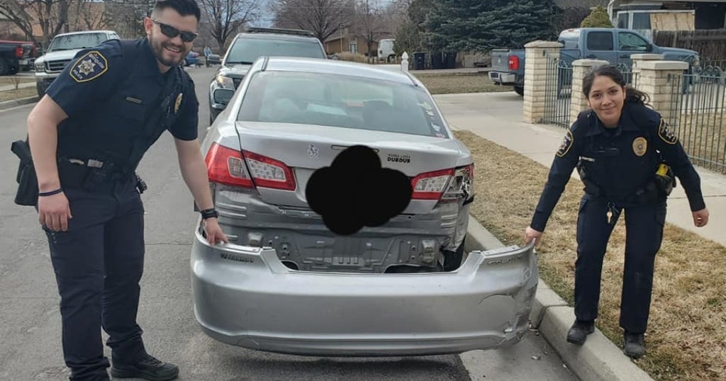 Police Driver Flees Accident Scene Leaving Bumper, Calls Afterward For