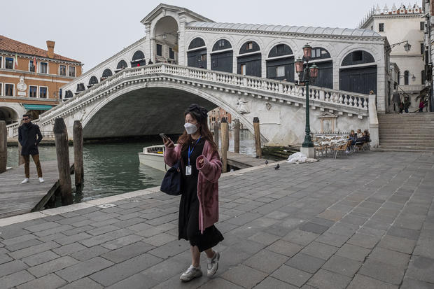 Venice in Lockdown as Coronavirus Spreads 