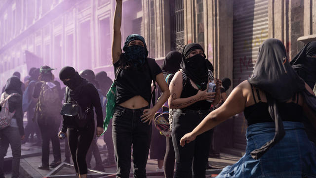 International Women's Day Demonstration In Mexico City 