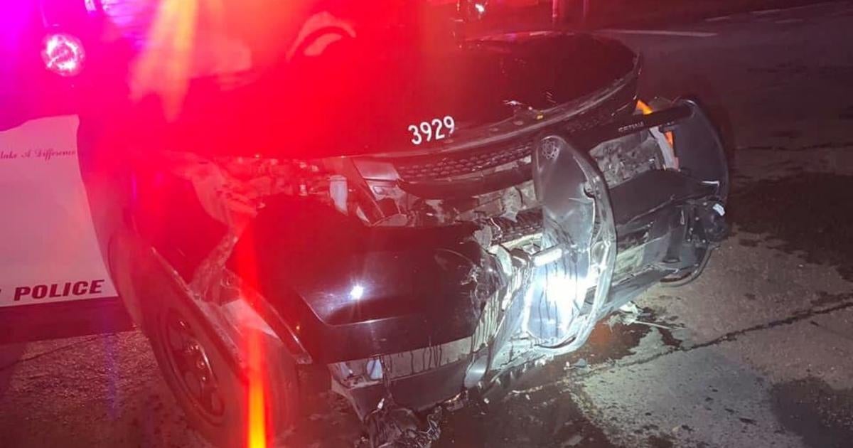 Suspected Drunk Driver Ran Through Stop Sign, Crashed Into Police Car ...