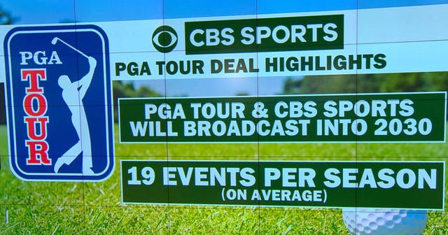 CBS and PGA Tour to continue partnership through 2030 season - CBS News