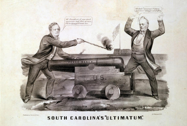 South Carolina's "ultimatum" by Currier & Ives 1861. 