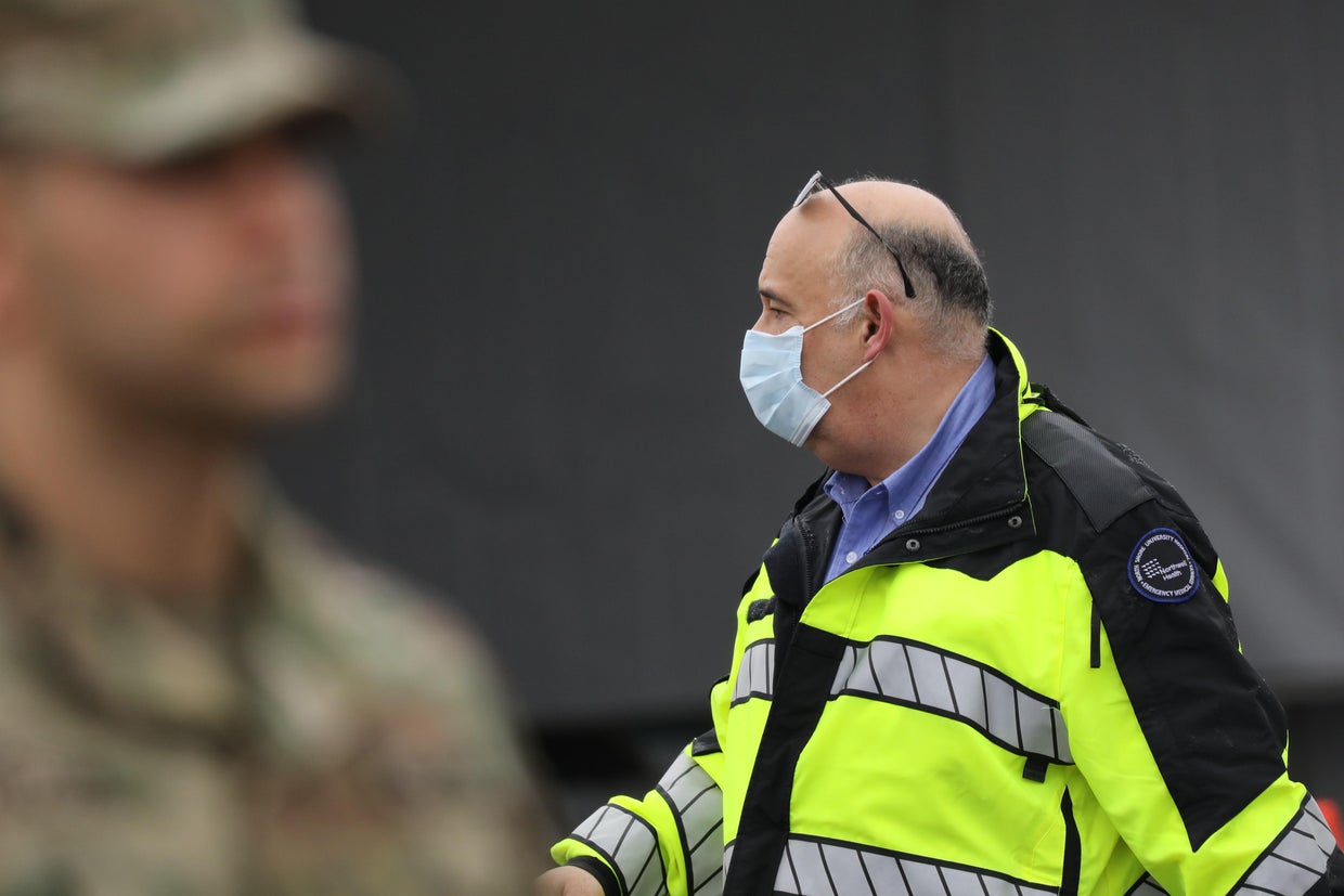 New York Gov. Cuomo Opens Coronavirus Testing Area In New Rochelle Park 
