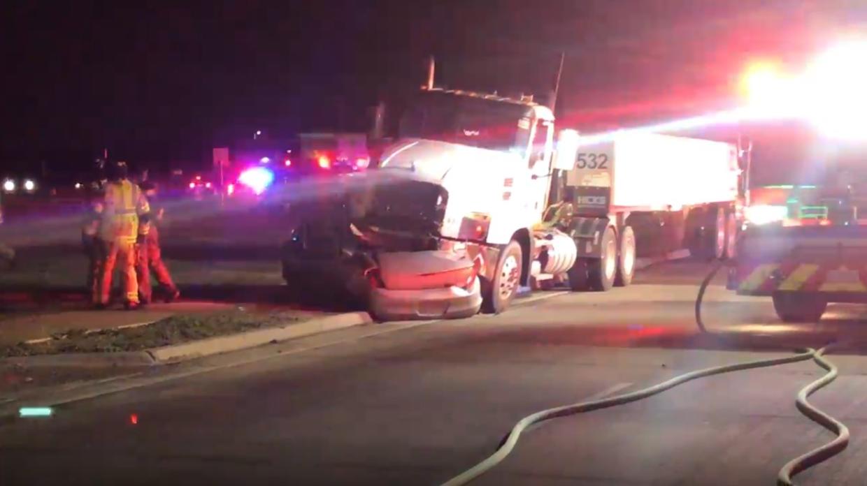 1 Dead After Crash Involving 18-Wheeler In Collin County - CBS DFW