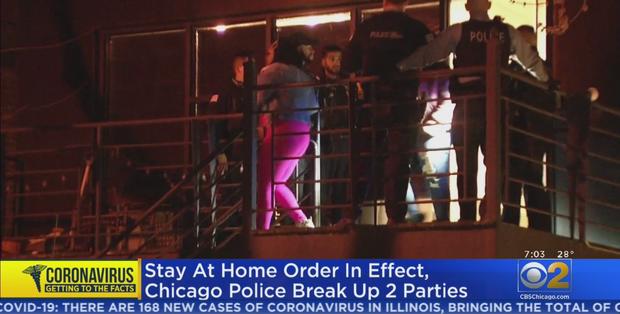 Police Break Up House Parties 
