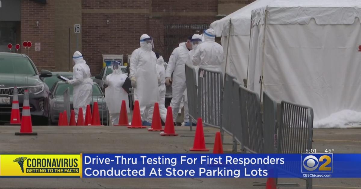 Chicago Area Coronavirus Parking Lot Testing Efforts - CBS Chicago