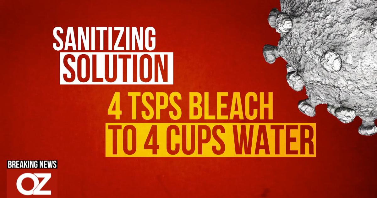 How To Make Your Own Sanitizing Solution At Home. CBS Detroit