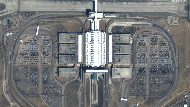 DIA Parking March 7 Copyright 2020 Maxar Technologies 