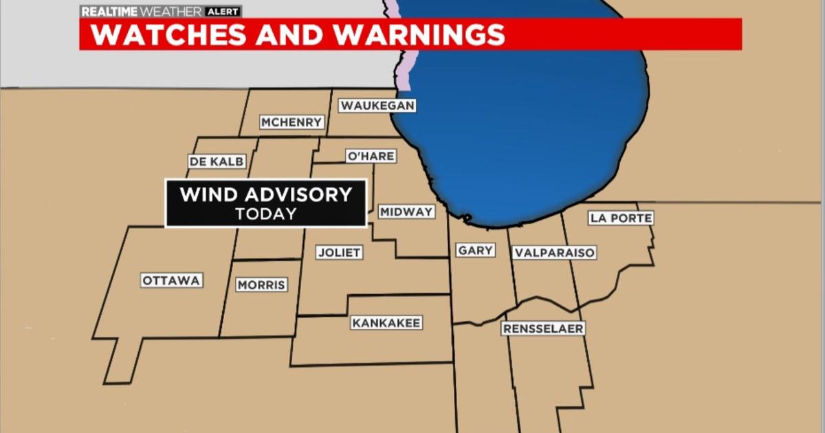 Chicago Area Weather: Wind Advisory Issued For Northern Illinois ...