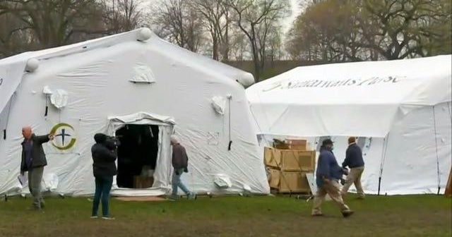New York's Central Park to house coronavirus field hospitals - CBS News