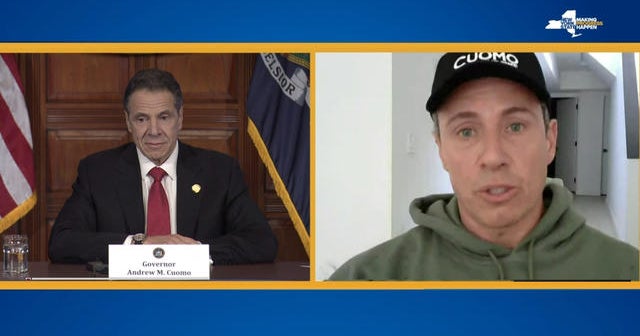Andrew Cuomo and Chris Cuomo live stream together during New York