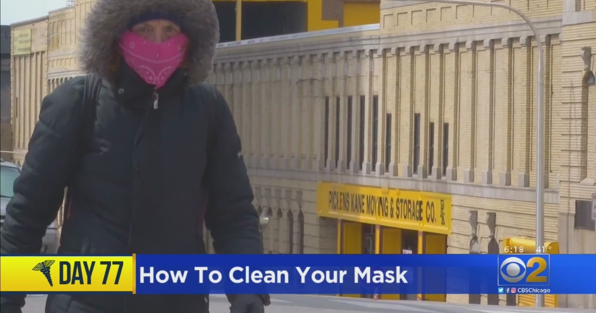 How To Care For Masks To Prevent The Spread Of COVID-19 - CBS Chicago