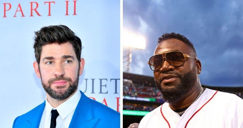 John Krasinski and David Ortiz surprise health care workers with Red(00)
