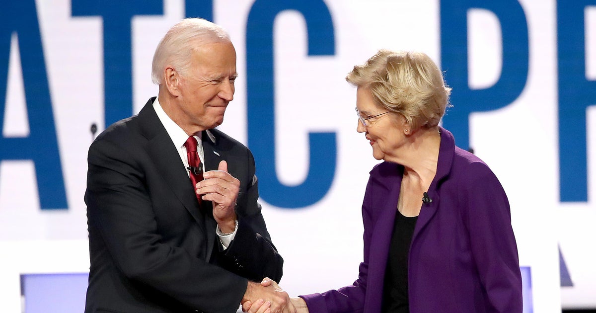 Elizabeth Warren endorses former rival Joe Biden for president - CBS News
