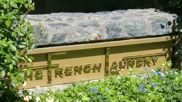 Sign for The French Laundry Restaurant 