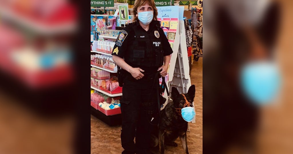 'It's OK To Wear A Mask!' North Huntingdon Police Department K9 Promotes Staying Safe CBS