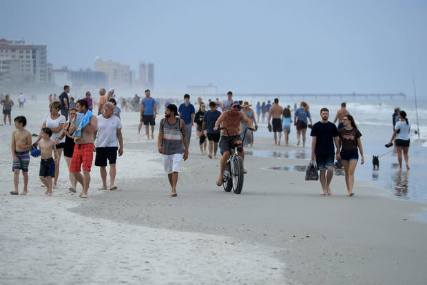 Jacksonville, Florida Re-Opens Beaches After Decrease In COVID-19 Cases 