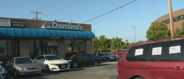 Domino's Pizza Workers Protest, Claim Coronavirus Outbreak At South LA Store 