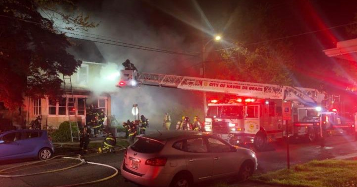 Firefighter, Resident Injured In Havre De Grace House Fire - CBS Baltimore