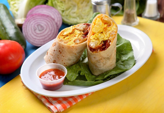 Eggs & Bacon Burrito 