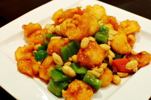 Kung Pao shrimps 