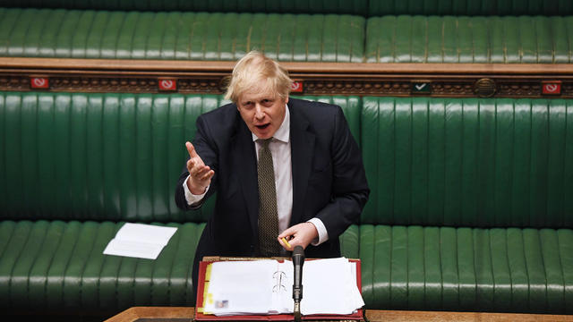 Boris Johnson — Prime Minister's Questions session in Parliament in London 