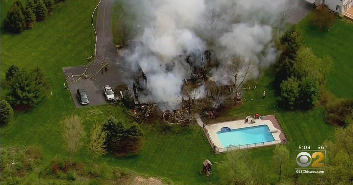 House Destroyed By Fire In Belvidere CBS Chicago