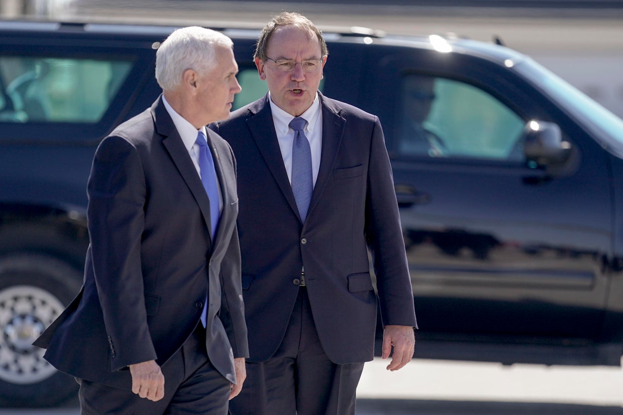 Virus Outbreak Wisconsin Pence 