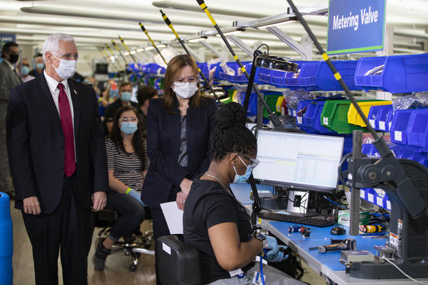 Mike Pence at GM plant — ventilators 