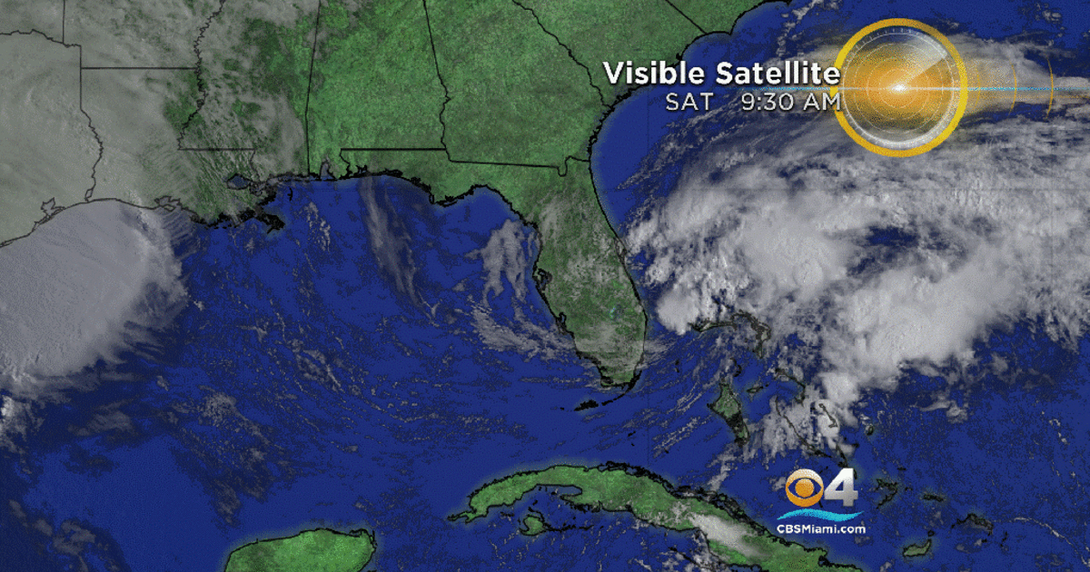 Tropical Depression One Forms Off Florida Coast CBS Miami