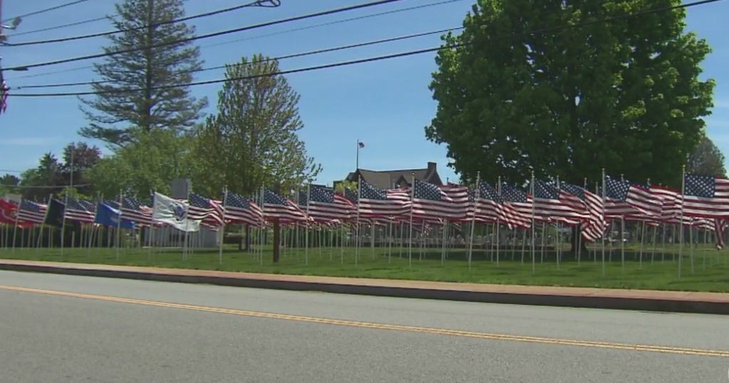 Mansfield Field Of Flags Pops Up In Time For Memorial Day CBS Boston