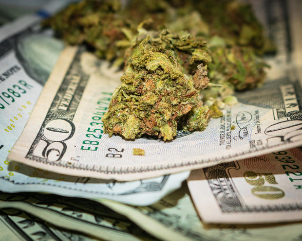 retail business bank marijuana cash pot money 