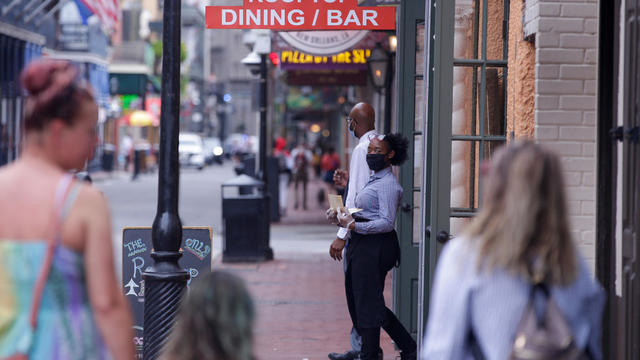 Louisiana reopens: Smaller crowds on Bourbon Street 