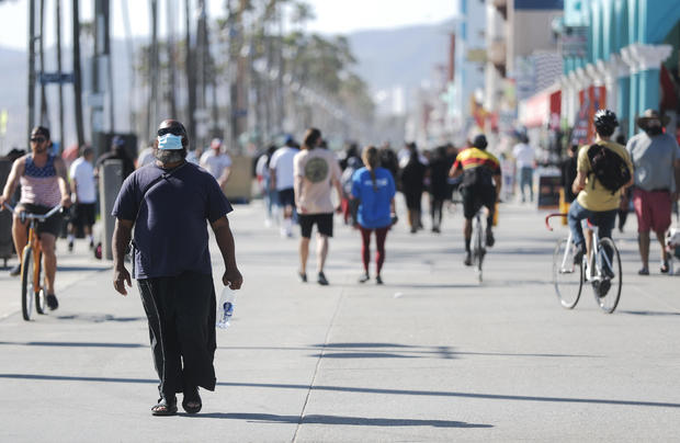 California reopens: Los Angelinos hit the boardwalk 