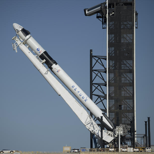 SpaceX Demo-2 Rollout 