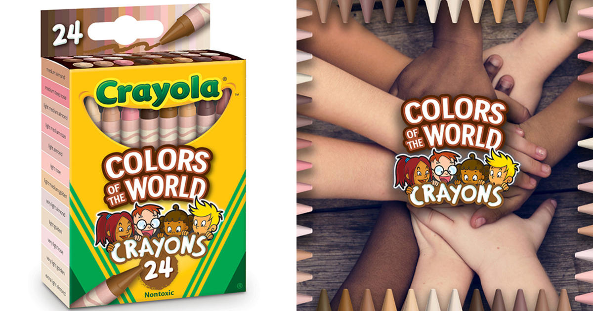 Crayola Colors Of The World Skin Tone Crayons, 24 Colors