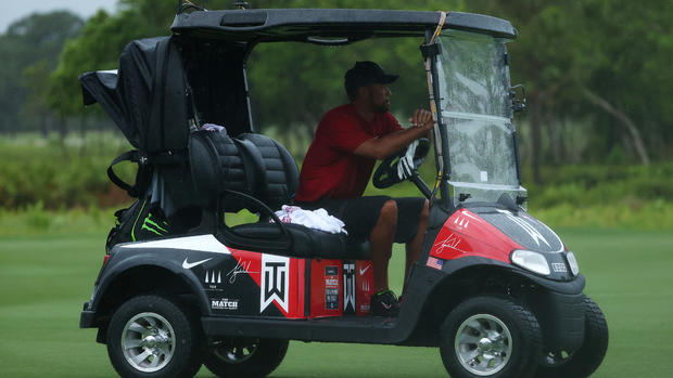 Tiger Woods' golf cart 