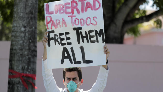 Virus Outbreak Florida Protest 