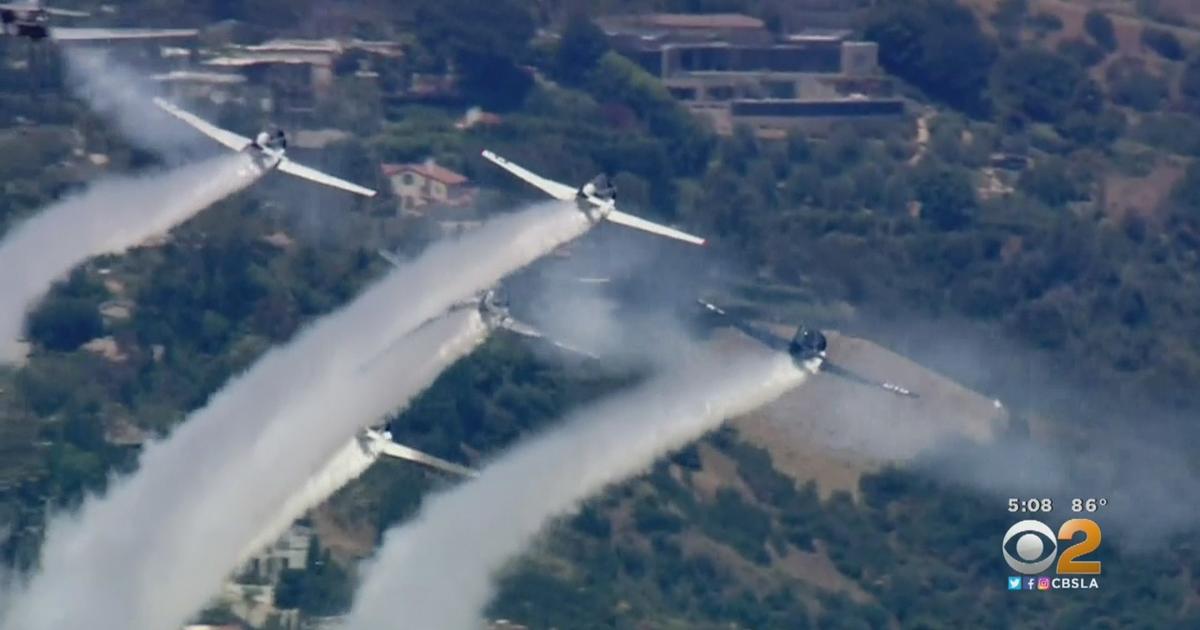 Memorial Day Flyover Honors Vets, Healthcare Heroes Across Southland