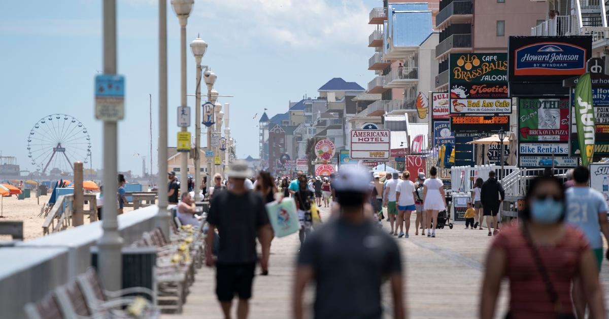 Reopening Maryland: Health Officials Worry The COVID-19 Could Spread As  Crowds Gather At The Beach, Summer Events - CBS Baltimore