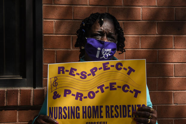 Nursing Home Workers Hold Silent Vigils Across New York State During Pandemic 