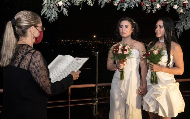 TOPSHOT-COSTA RICA-RIGHTS-LGBT-MARRIAGE 