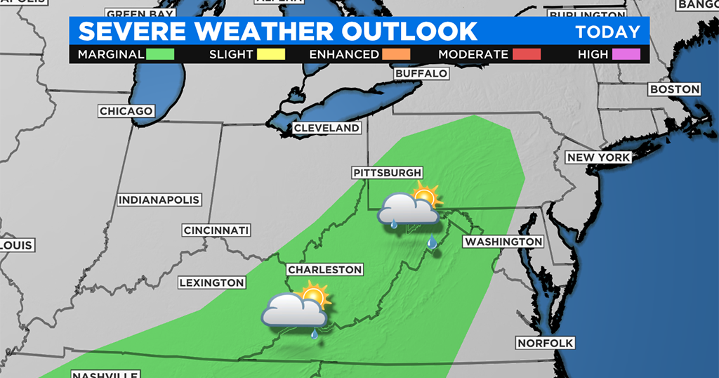 Pittsburgh Weather: Morning Rain And Afternoon Storms From Tropical ...