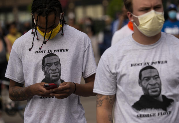 'I Can't Breathe' Protest Held After Man Dies In Police Custody In Minneapolis 