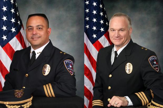 Assistant Chief Jaime Ayala and Assistant Chief Kevin Kolbye 
