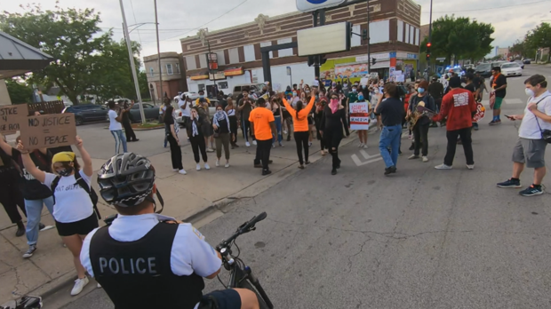 Halsted Protest 
